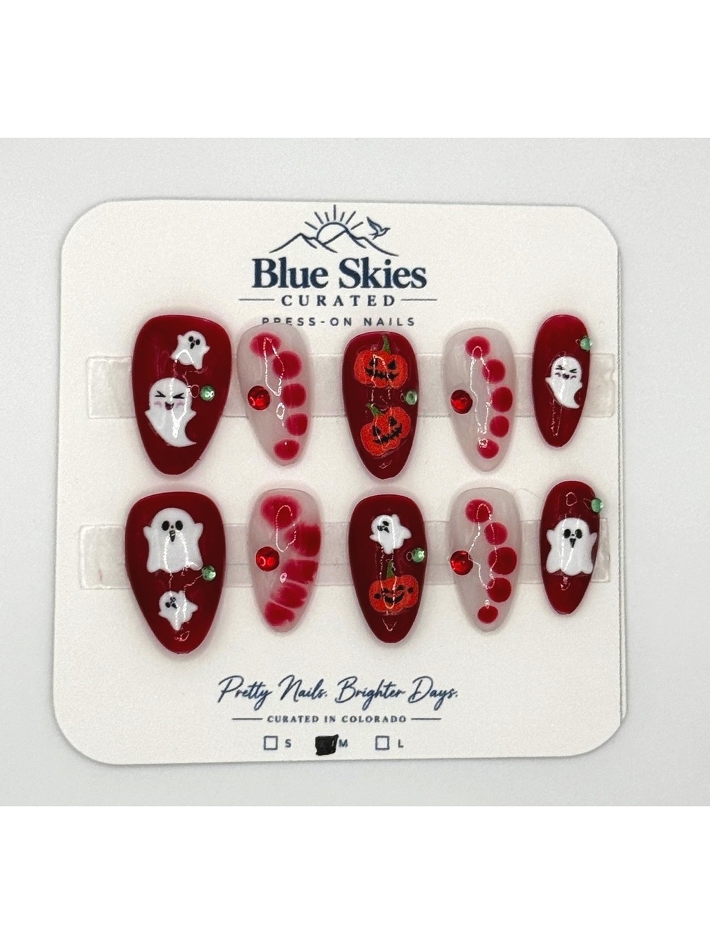BOO, BUT MAKE IT CUTE Halloween Wearable Nail Press On Nails Art Fake Nails